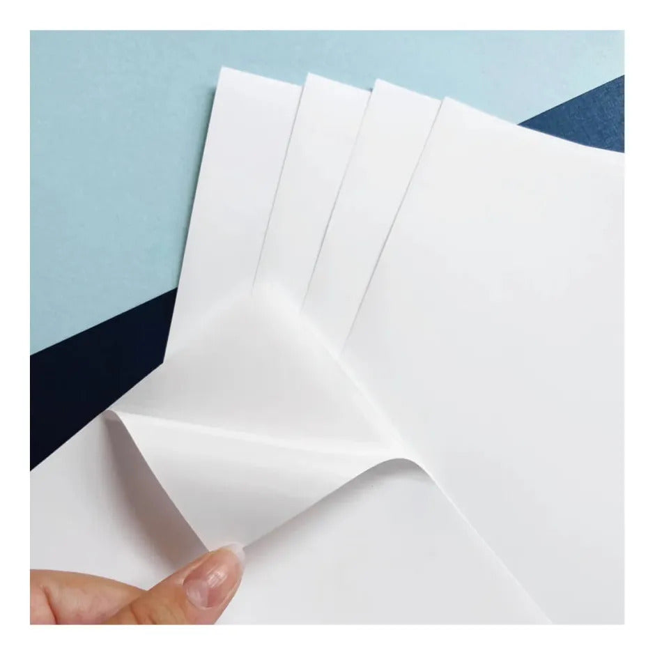Papel Adhesivo Fotográfico A4 135g Brillante 50h