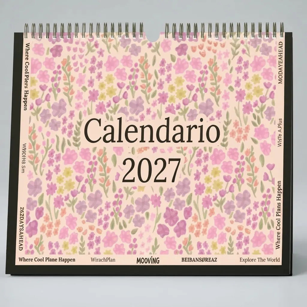 Calendario de Escritorio Mooving 2027 Boho
