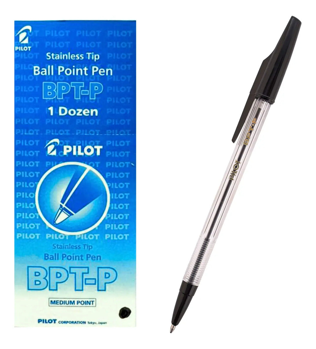 Lápiz Pasta Pilot Bepete Trazo Medio 1.0mm x12