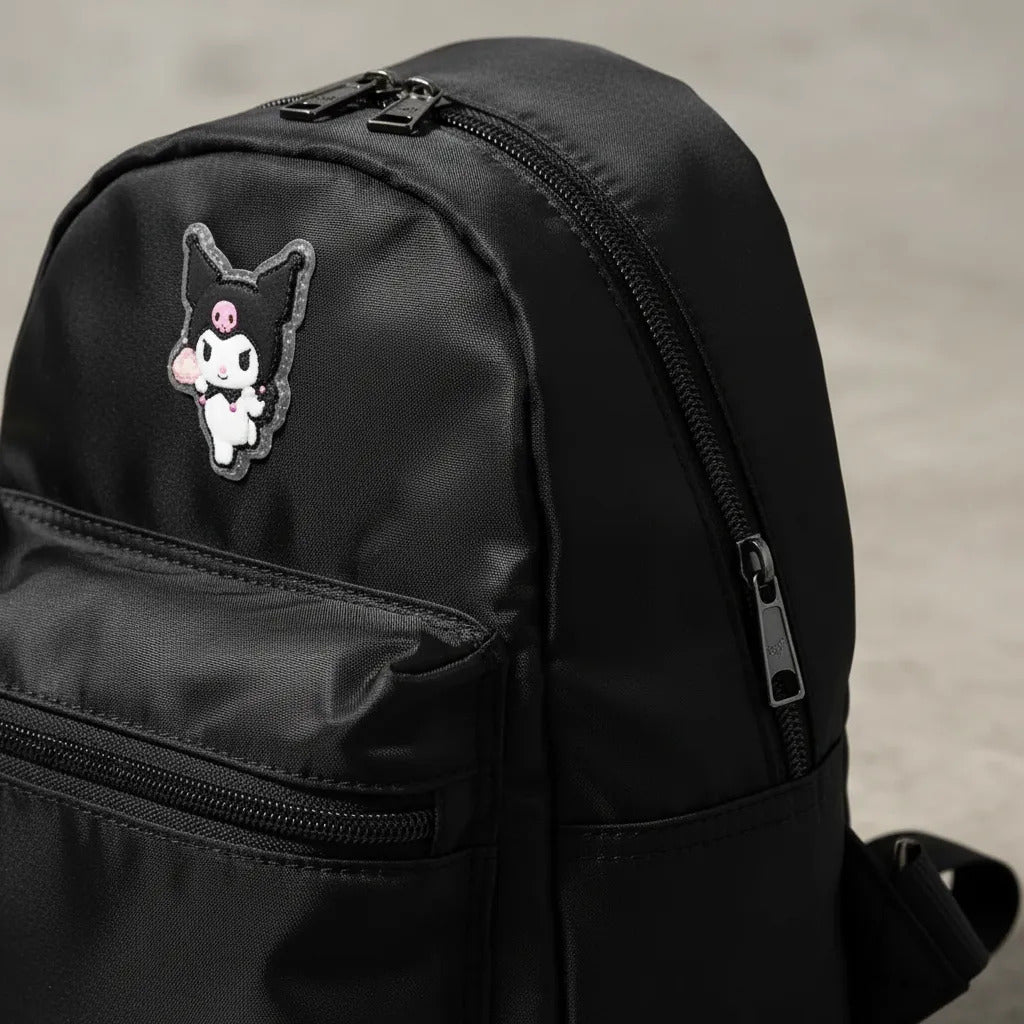 Mochila Kuromi Escolar Infantil Poliéster