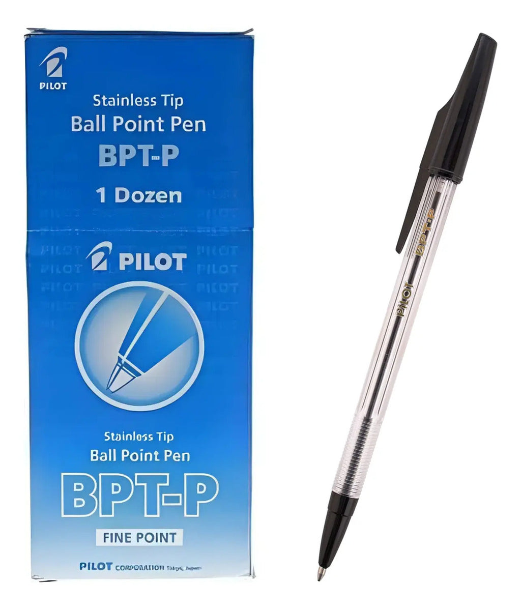 Lápiz Pasta Pilot Bepete 0.7mm Caja 12 Unidades
