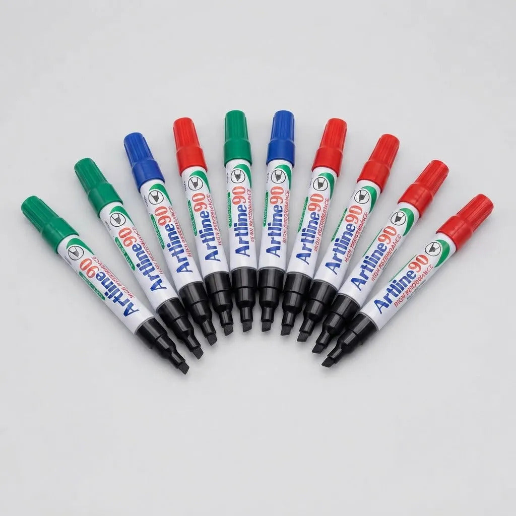 Marcador Permanente Artline 90 Negro Pack x12