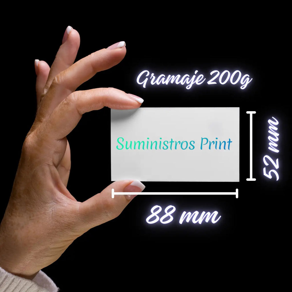 Papel para Credenciales Prepicado 88x52mm 200gr