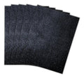 Pack 5 Pliegos de Cartulina con Glitter Negro 50x68 cm