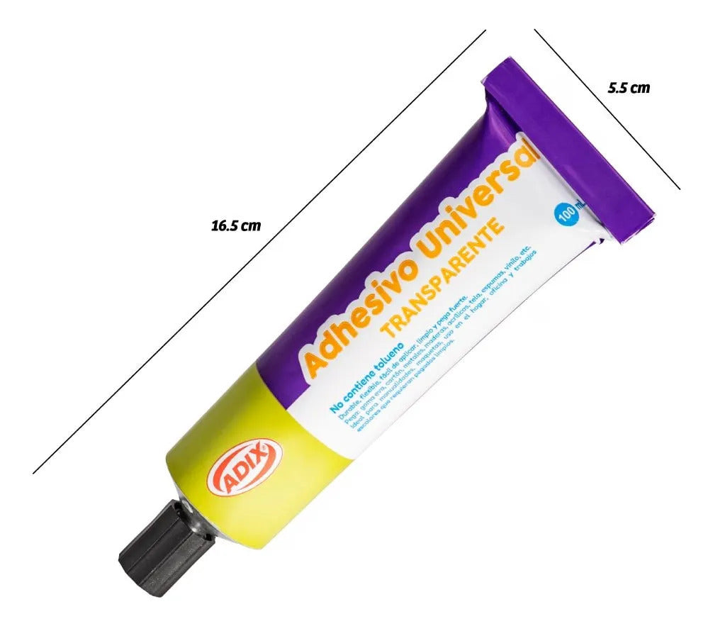 Pegamento Universal Transparente Adix 100ml