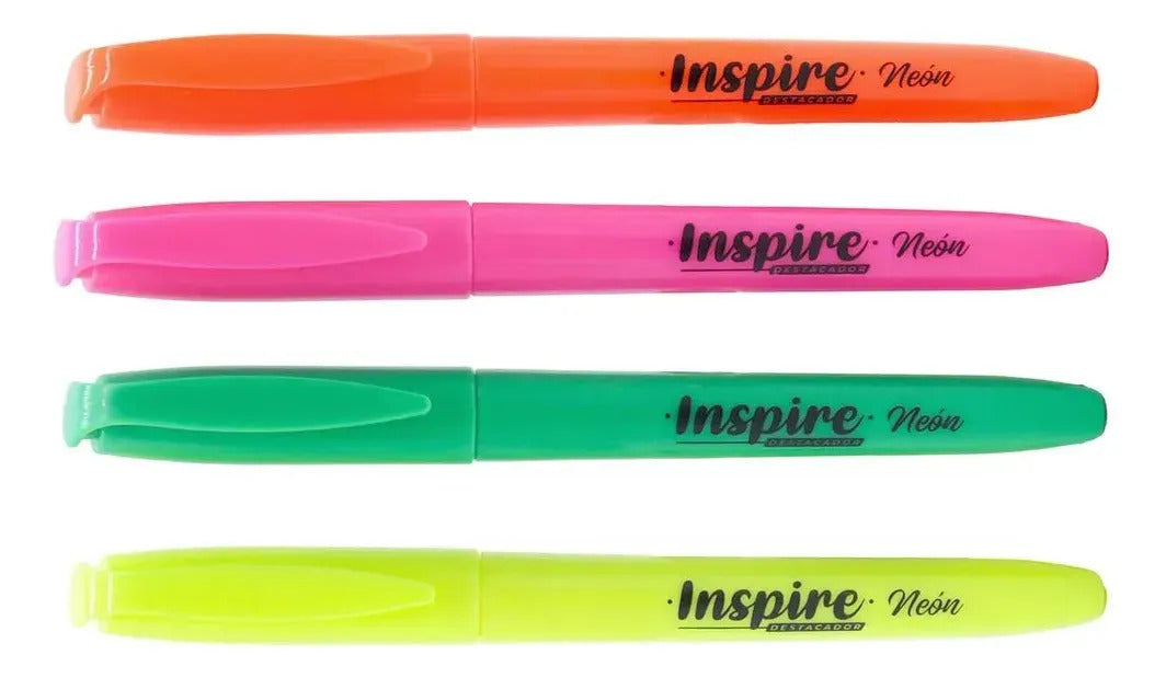 Destacadores Adetec Inspire, Set de 12 Colores