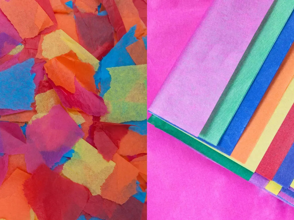 Papel de Seda 50x60cm Pack x10 Colores Varios