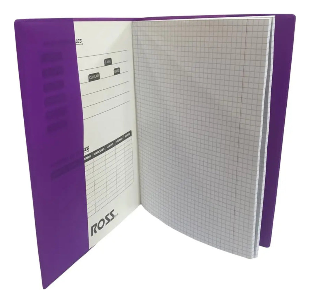Forros College Pvc Para Cuaderno Pack 3 Ud Por Color Escolar