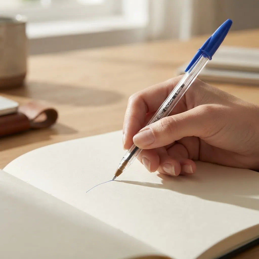 Bolígrafos Bic Cristal 0.8mm Escritura Fina x3