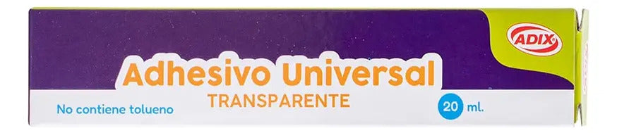 Pegamento Adhesivo Universal Transparente 20ml Pega Todo