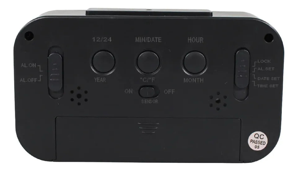 Reloj Despertador Digital Inteligente con Sensor de Luz