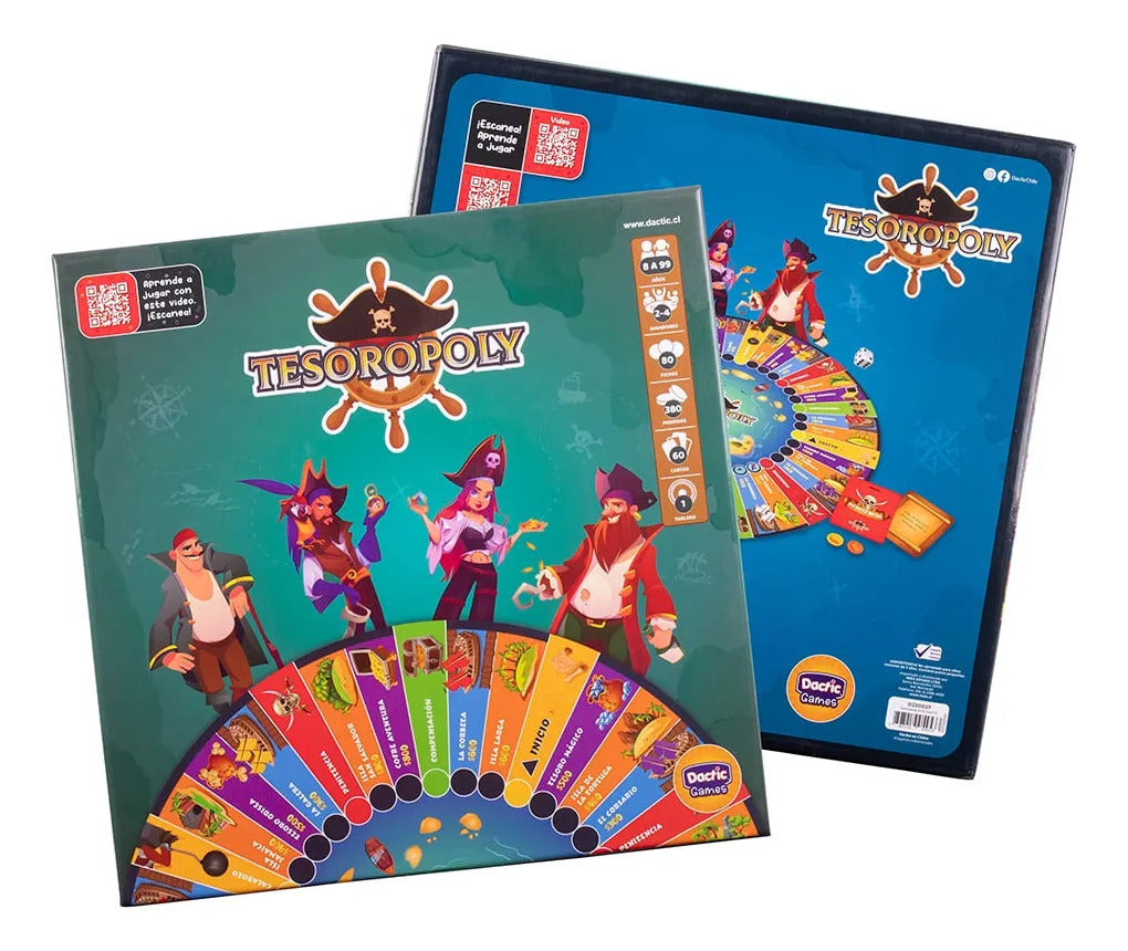 Tesoropoly Juego de Mesa Dactic – Busca el Tesoro