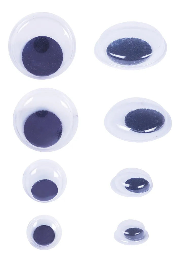 Ojos Locos Decorativos Mix Tamaños Pack 75u