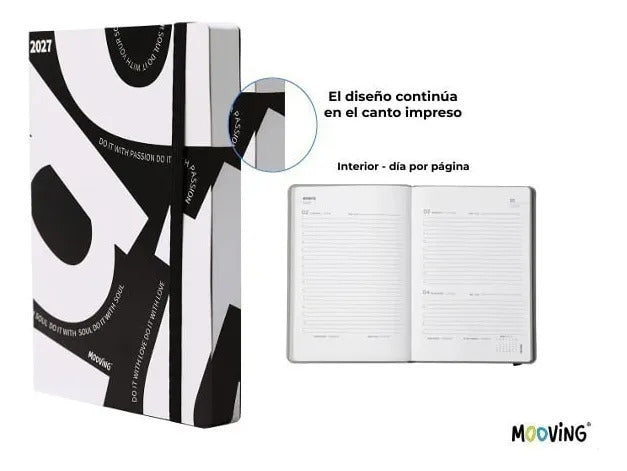 Agenda 2027 Mooving Black Día por Página