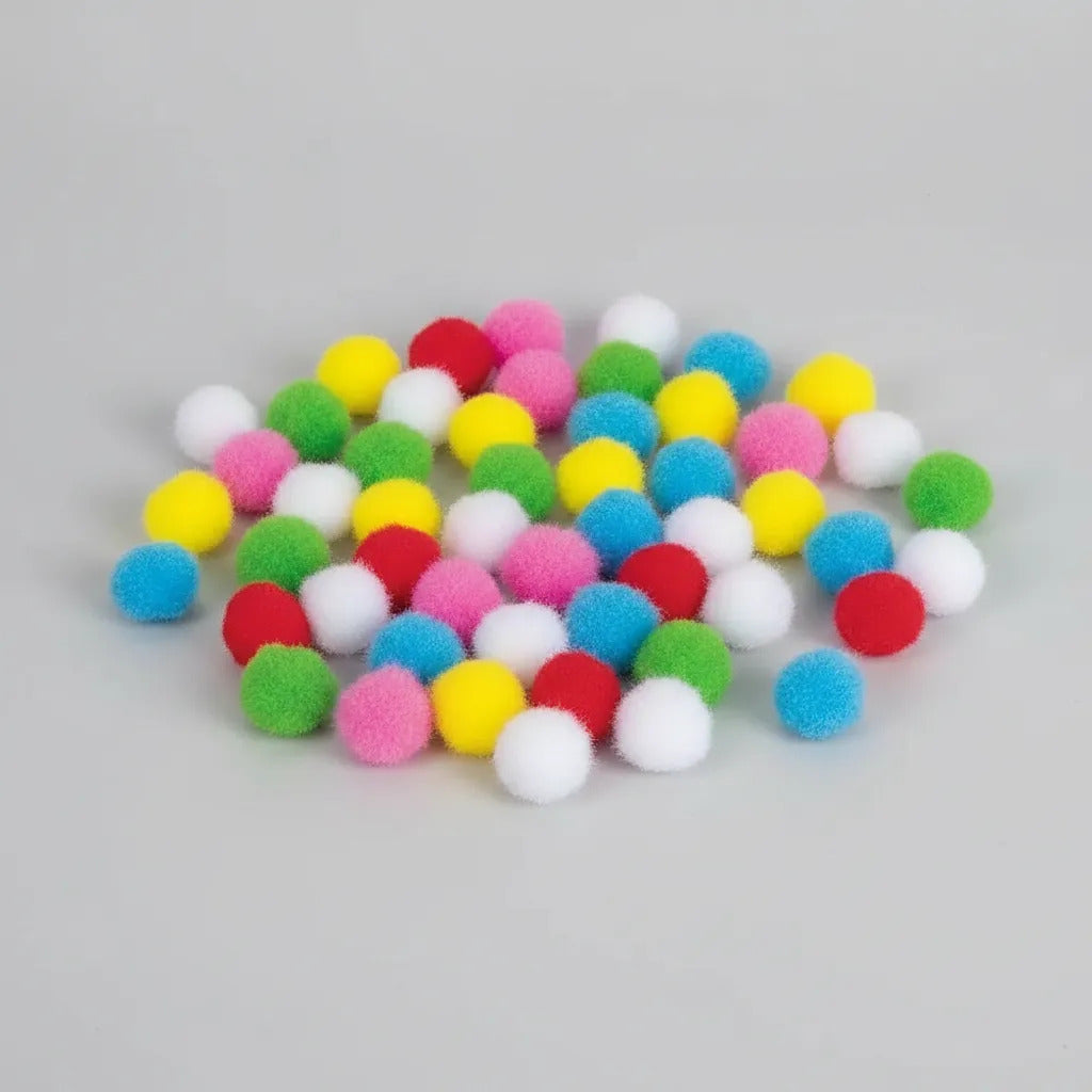 Pompones Surtidos Adix Pack 78ud, Mix Medidas