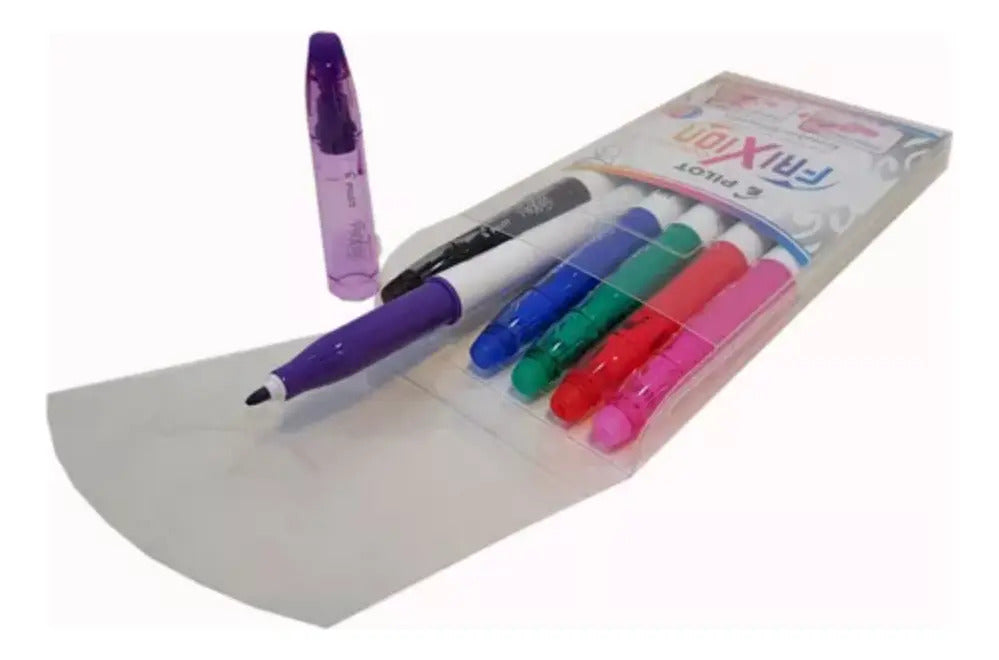 Set 6 Marcadores Pilot Frixion Tinta Borrable