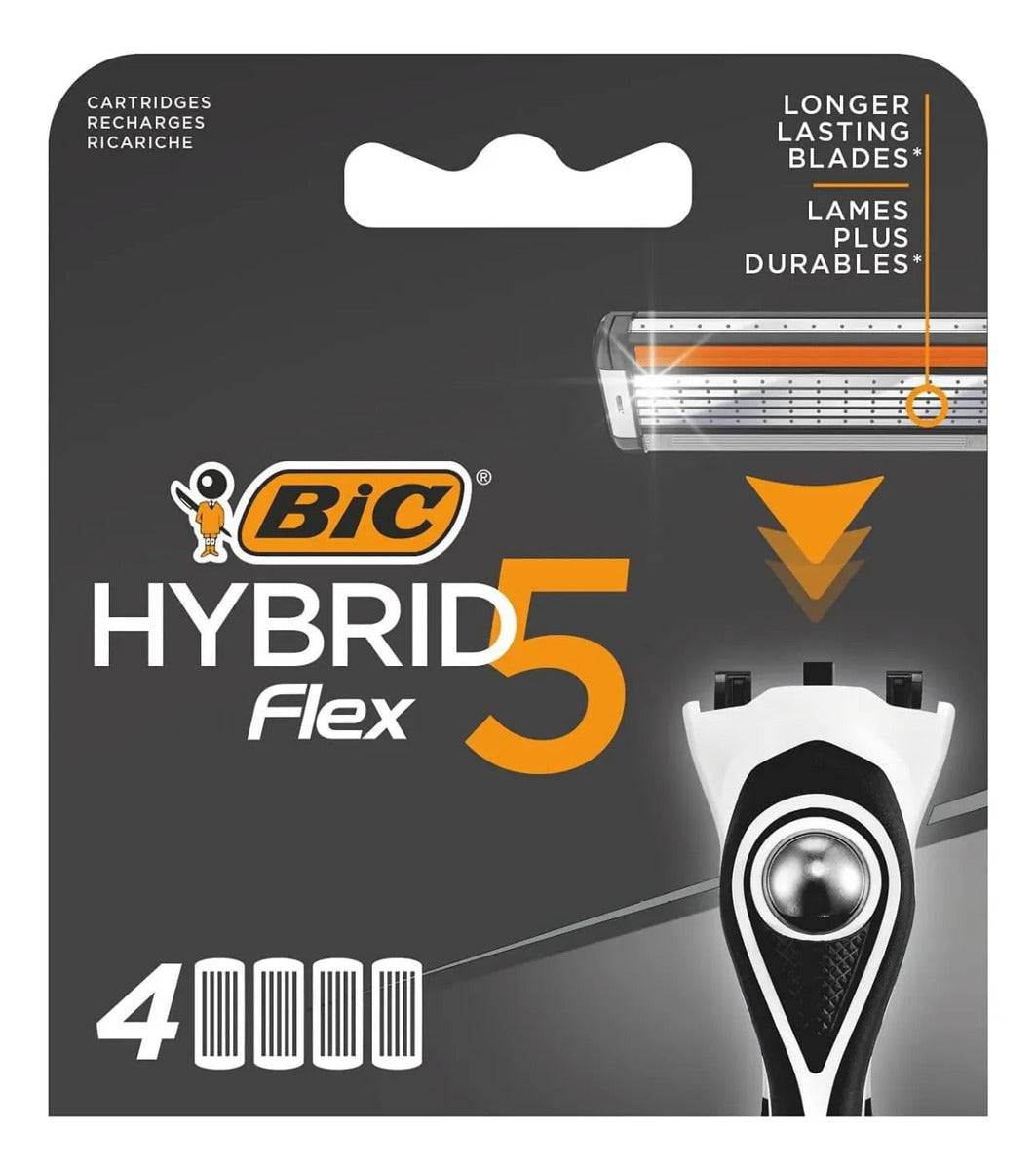 Repuesto Bic Flex 5 Hybrid 4 Cartuchos