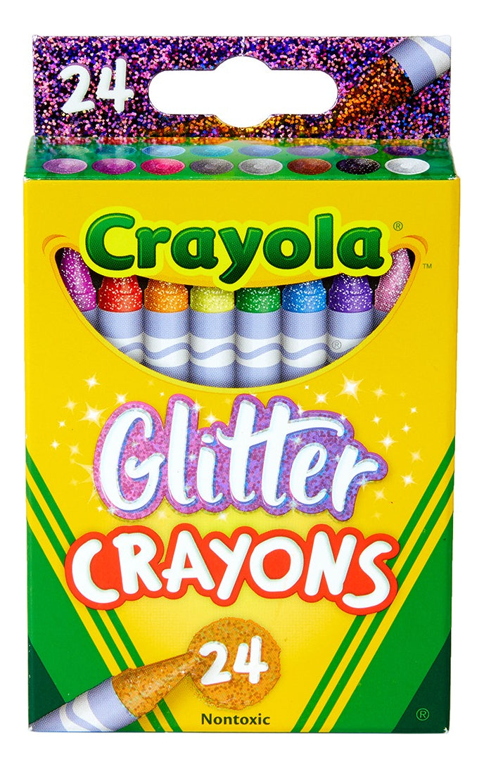 Crayola 24 Crayones Glitter Multicolor