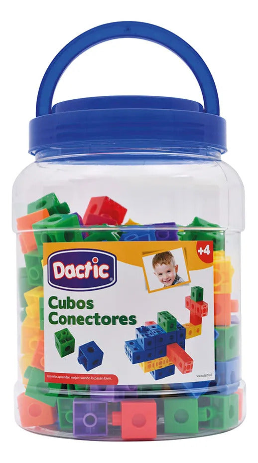 Cubos Conectores Didácticos 130 Piezas Dactic
