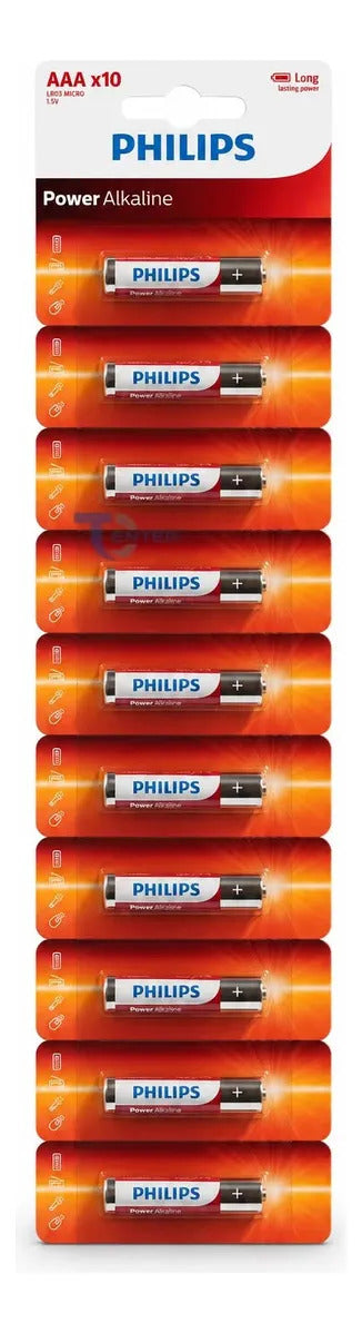 Pila Alcalina AAA Philips Power Alkaline LR03 1.5V