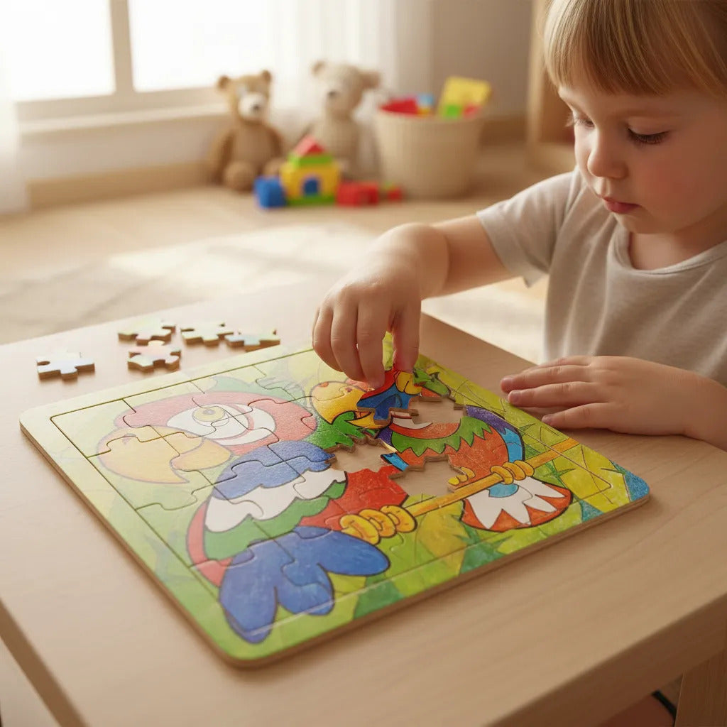Puzzle de Madera Loro 20 Piezas Dactic
