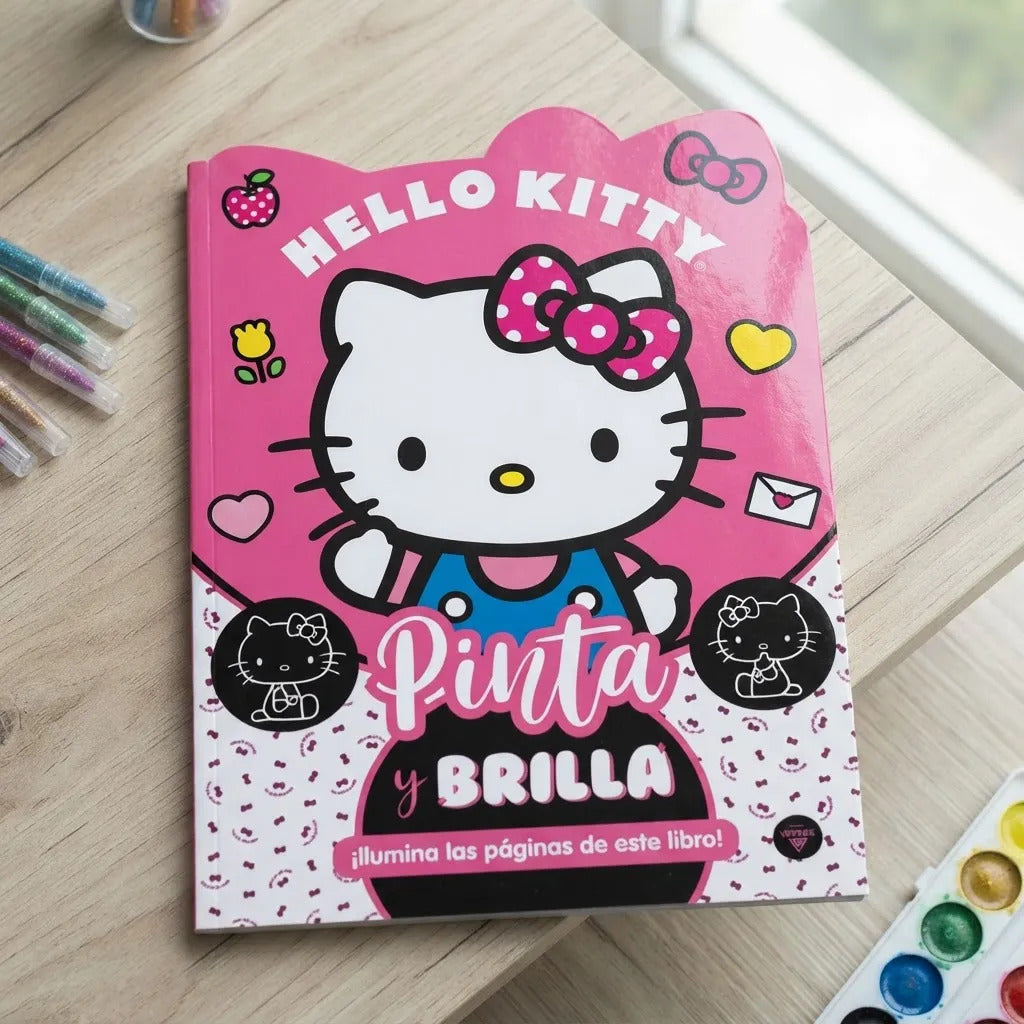 Libro para Pintar Troquelado Hello Kitty 24 Pág