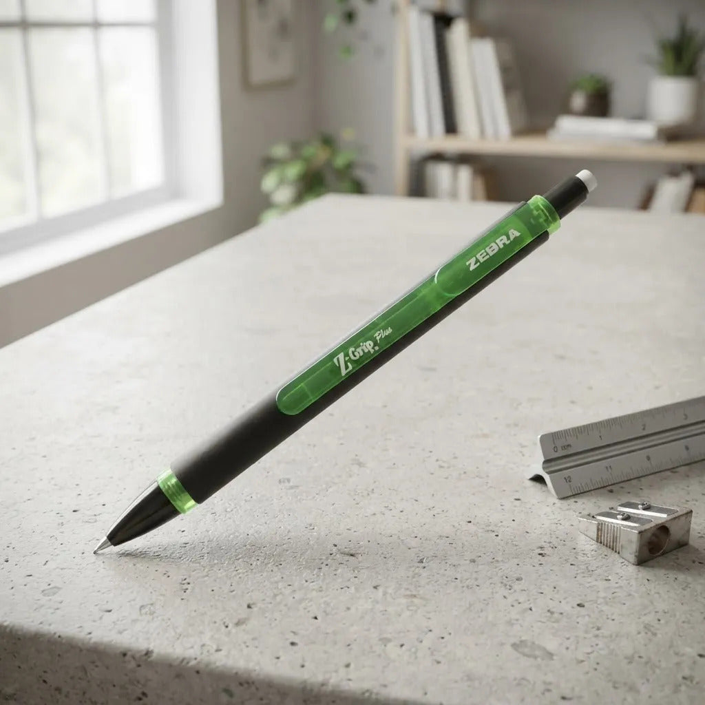 Portaminas Zebra Z-grip Plus 0.7mm Grip Ergonómico Y Goma 1u