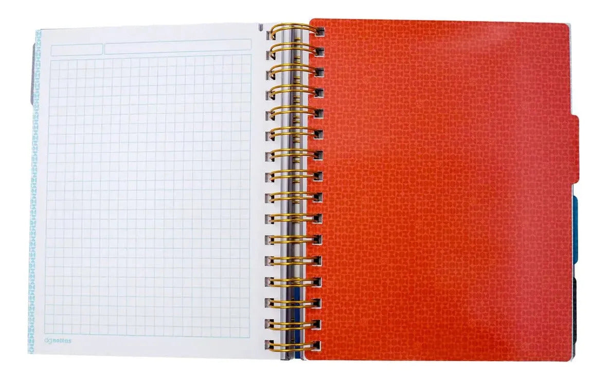 Cuaderno A5 Tapa Dura Dgnottas Cuadriculado