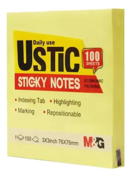 Notas Adhesivas M&G 76x76mm Pack x3 (100 hjs)