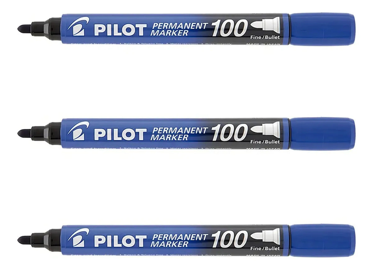 Pack 3 Marcadores Pilot SCA100 Punta Fina