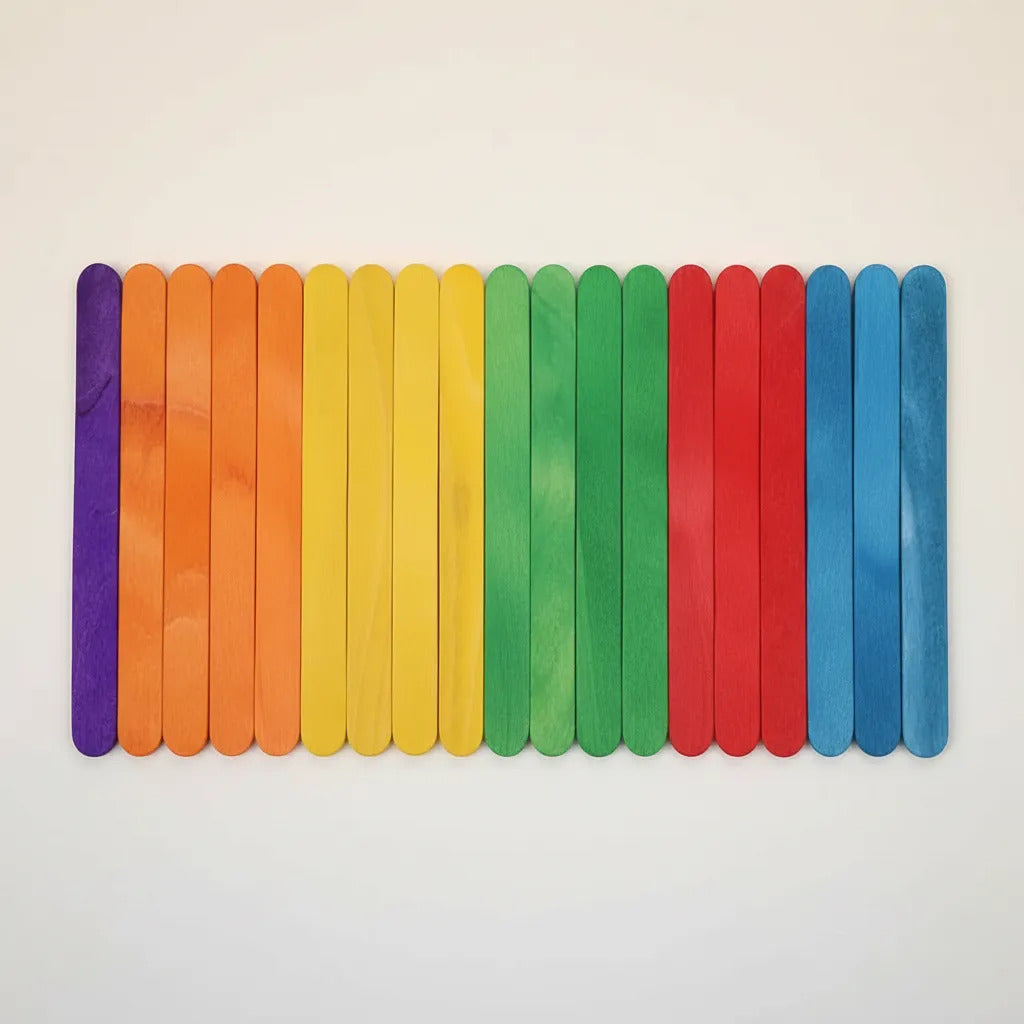 Palos de Helado de Colores Adix, Pack 50ud