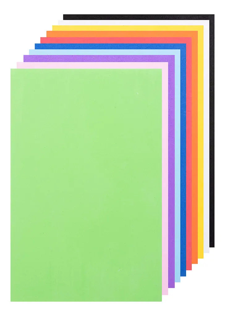 Pack Goma Eva Colores Surtidos 10 Ud 20x30cm Escolar Adix