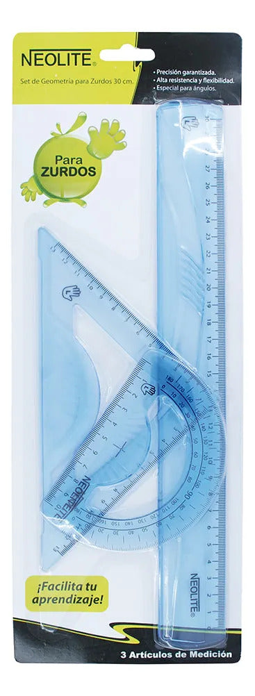 Set de Geometría para Zurdos Neolite 30cm