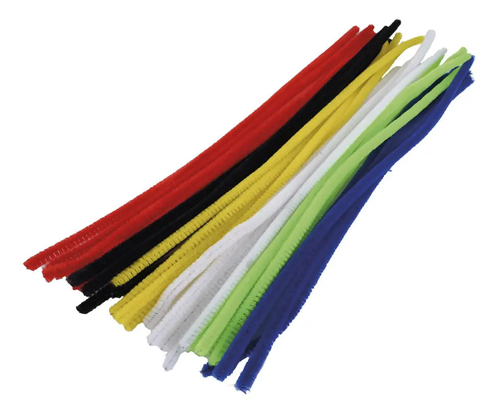 Limpiapipas de Colores Adix 0,6x30cm, Pack 25ud