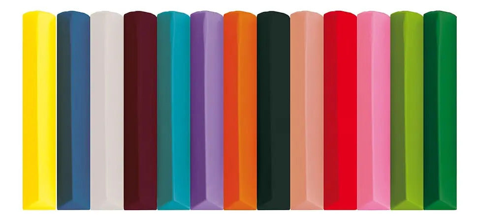 Plasticina Adix 12 Colores, No Tóxica 320g