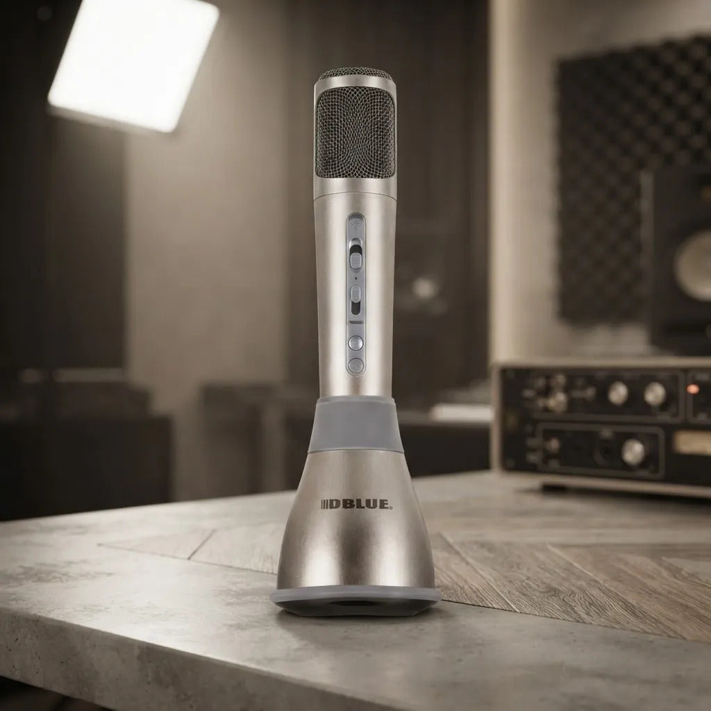 Micrófono Inalámbrico Karaoke Dblue (Altavoz Integrado)