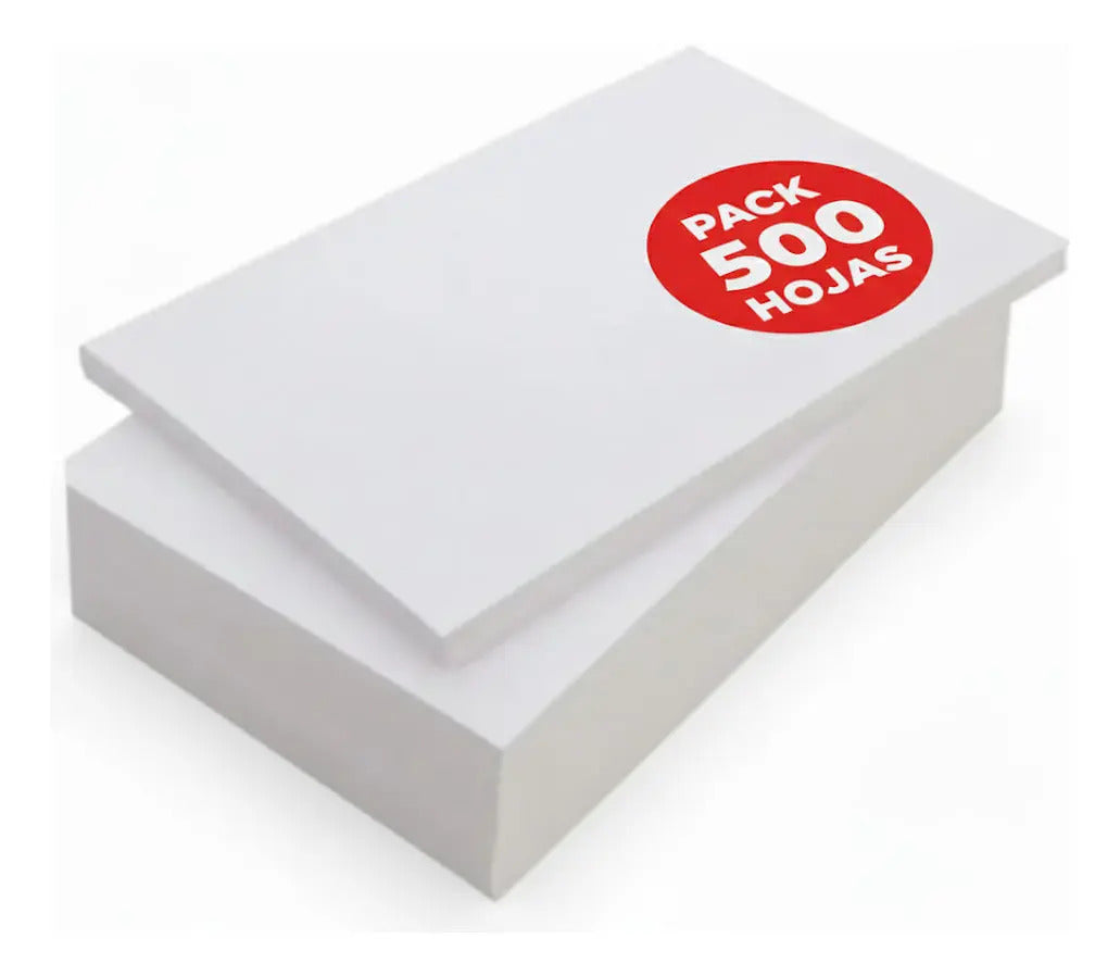 Papel Bond 80grs A5 (15x21) 500 Hojas Ideal Para Agendas