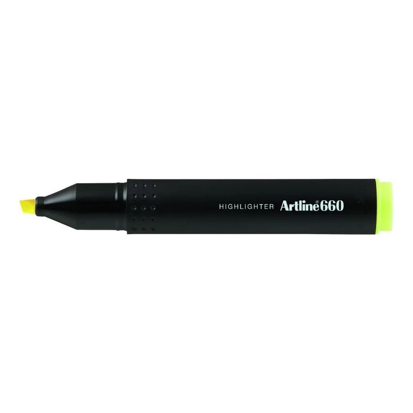 Destacador Artline 660 Punta Biselada 1 Unidad