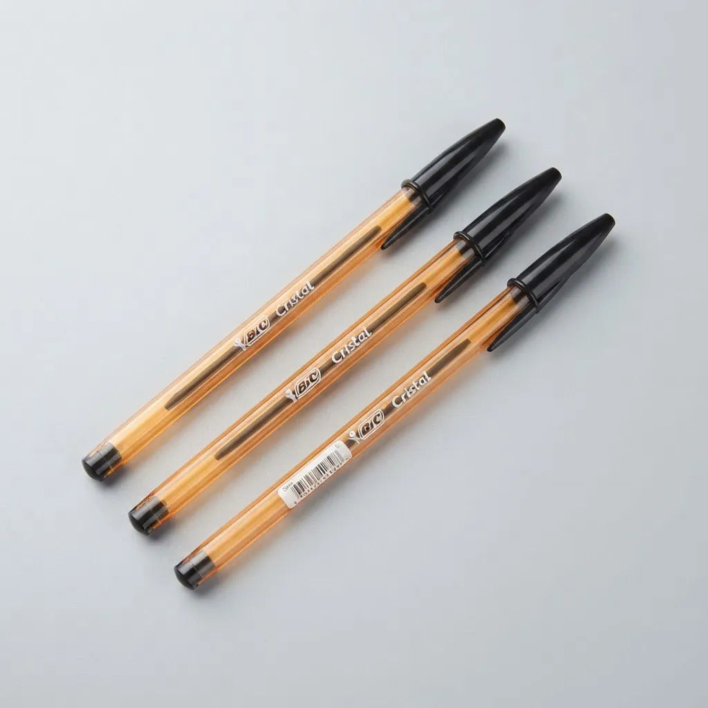Bolígrafo Bic Cristal 0.8mm Fino Intenso Pack 3 Unidades