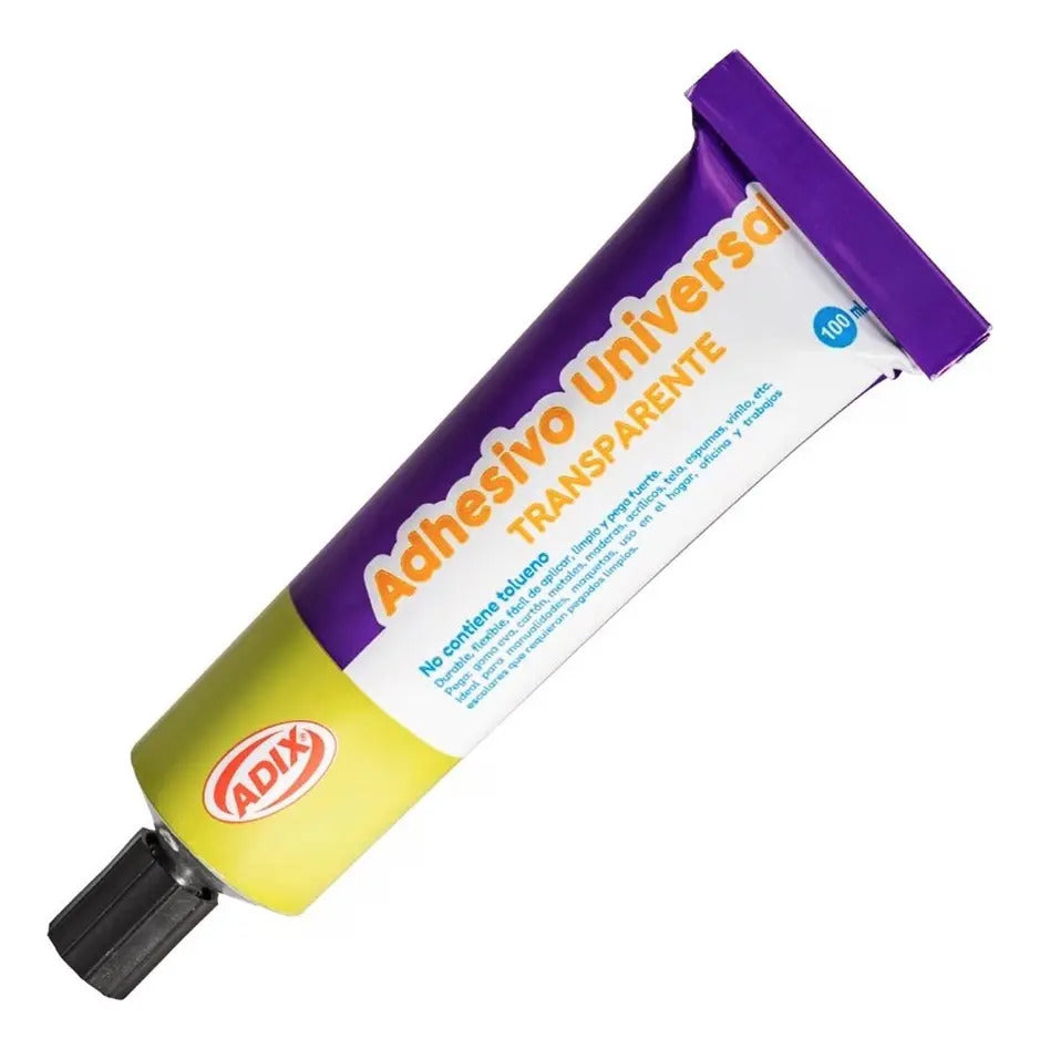 Adhesivo Universal Transparente Adix 100 ml No Tóxico
