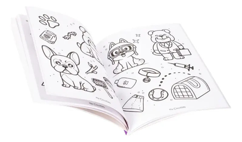 Libro para Colorear Dog Lover Kawaii Adix 50 Páginas