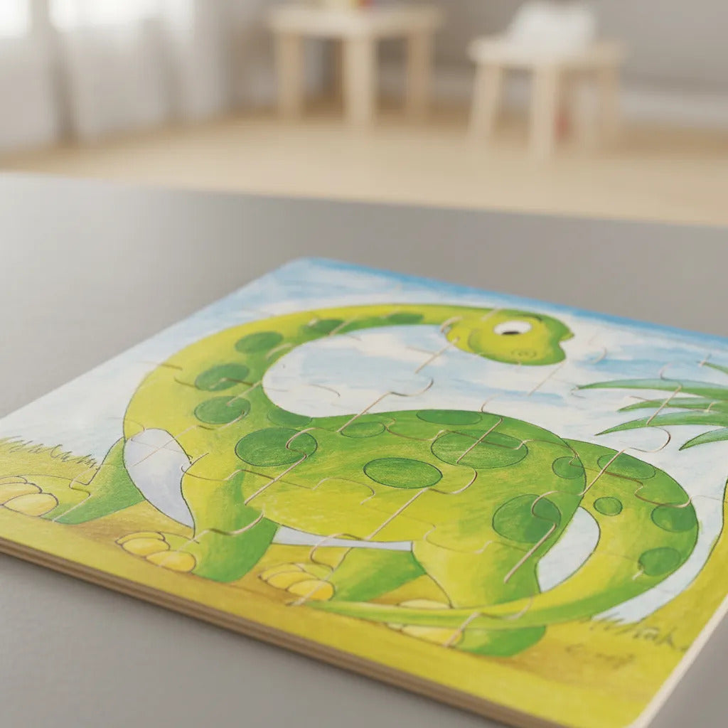 Puzzle de Madera Dinosaurio 20 Piezas Dactic