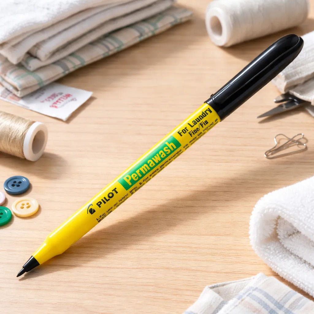 Marcador Textil Pilot Permawash 1ud Negro