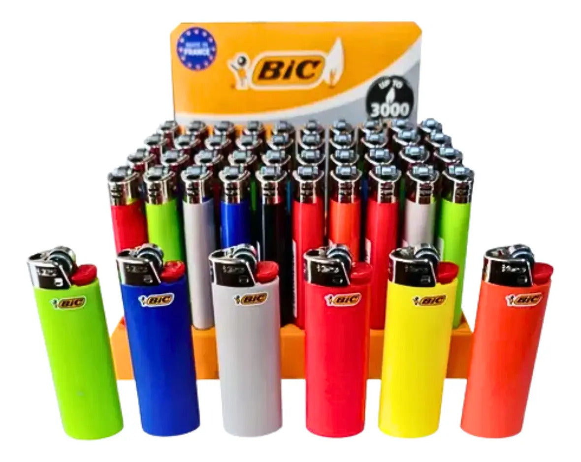 Encendedores Bic Maxi J6 +3000 Encendidos Pack x4