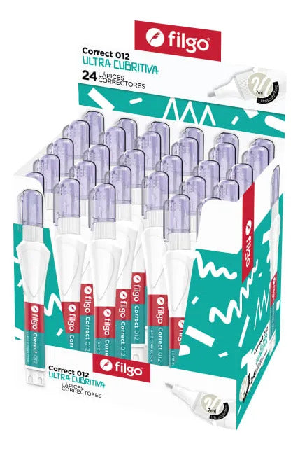 Corrector Líquido Filgo 7ml Tipo Pluma