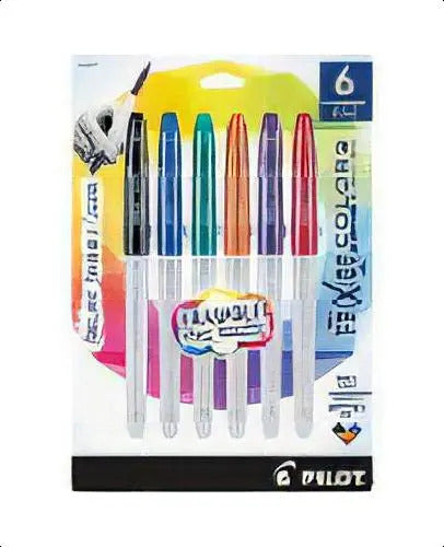 Set 6 Marcadores Pilot Frixion Tinta Borrable