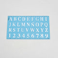 Normógrafo 22cm Letras y Números Neolite