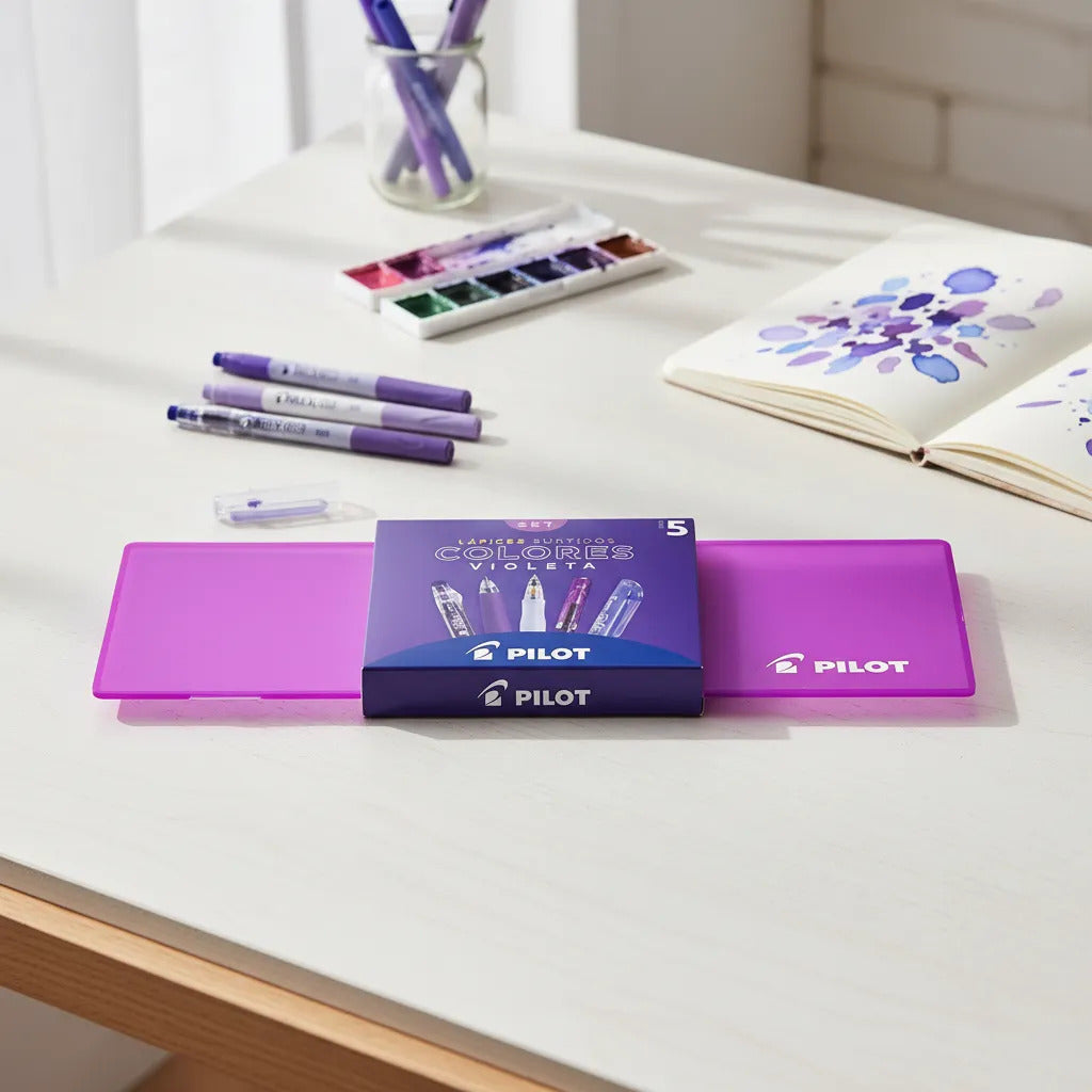 Set Regalo Pilot Violeta 5 Modelos Icónicos