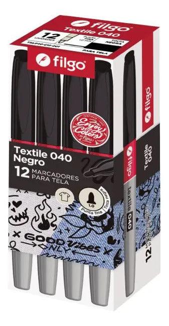 Marcador para Tela Filgo 040 Punta Fina 1 Unidad