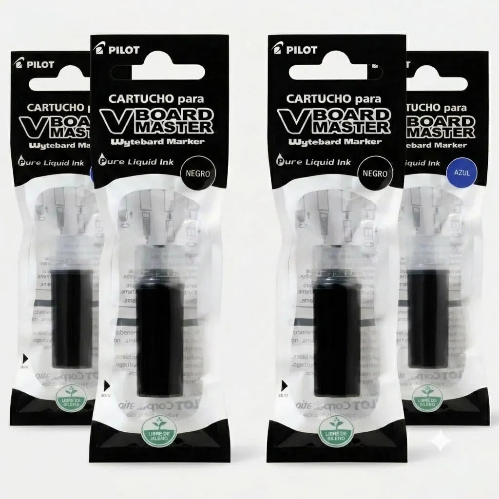 Recarga Pilot V Board Master Pizarra Pack x4